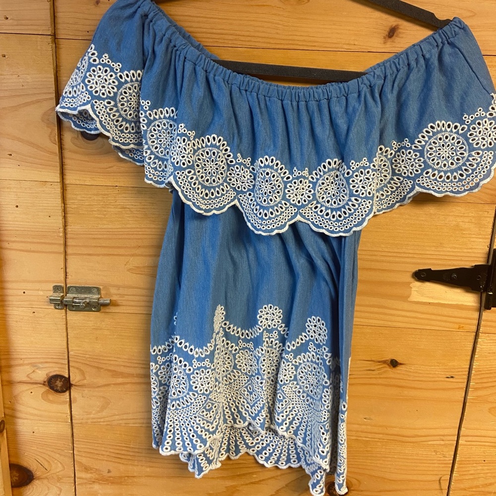 Off the shoulder blouse